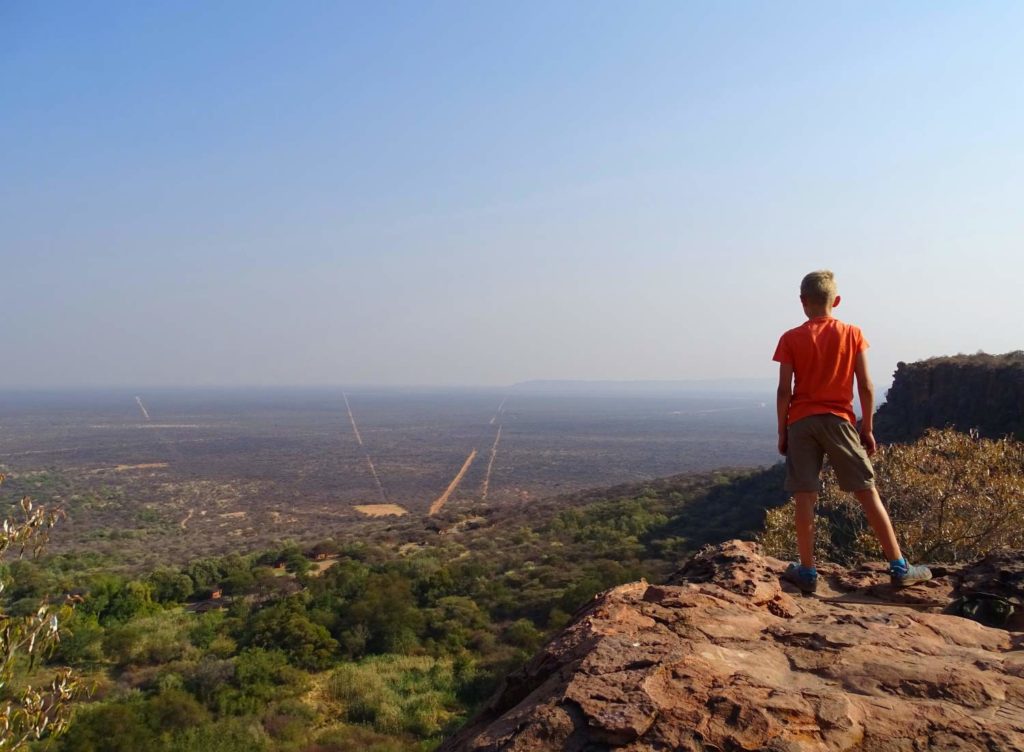Aussicht vom Waterberg über die Omaheke bis nach Botswana_DSC02245 Blick vom Waterberg Plateau