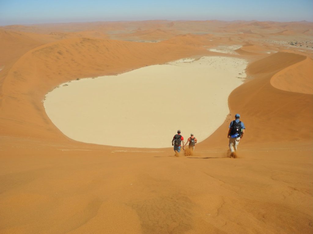 Blick vom Big Daddy auf das Dead Vlei und Dünen am Sossusvlei Blick vom Big Daddy auf das Dead Vlei und Dünen am Sossusvlei