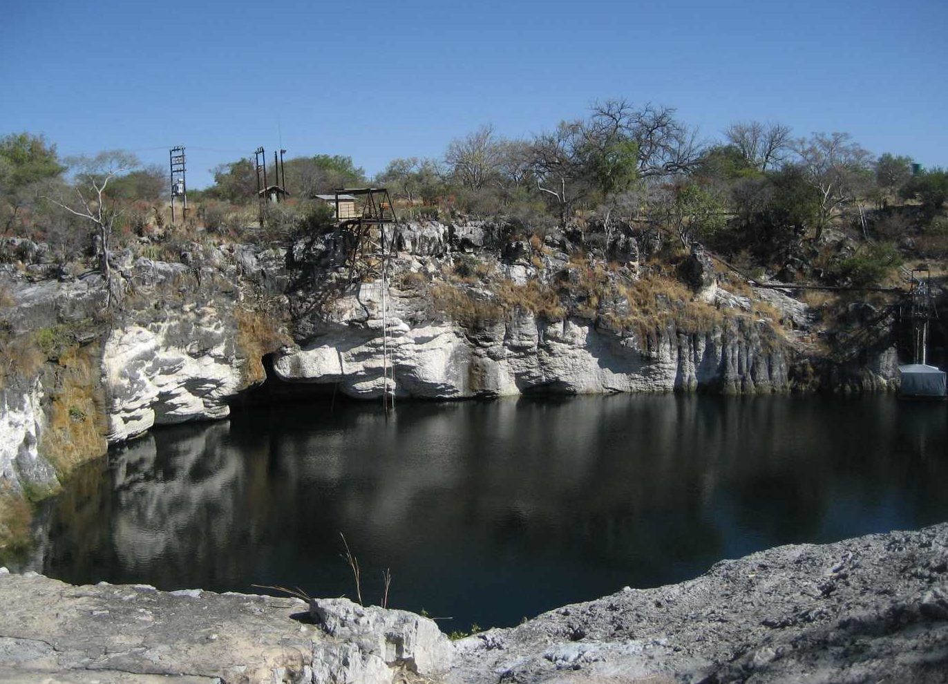 Otjikoto Karstsee in Namibia