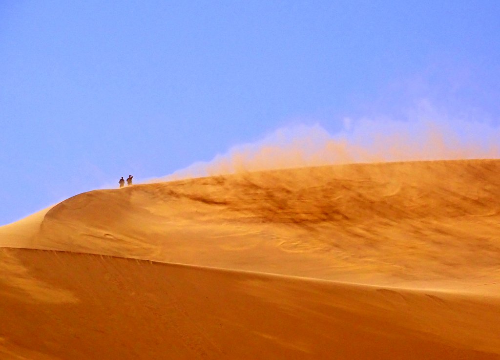 Dünen im Ostwind am Sossusvlei Namibia