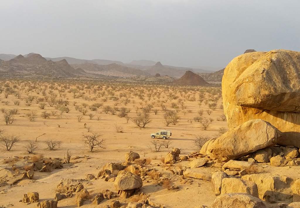 Granitlandschaft im Damaraland Namibia Granitlandschaft im Damaraland Namibia