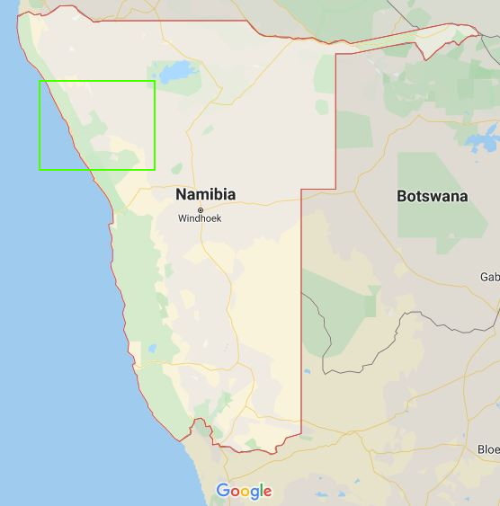 Namibia Karte_Damaraland