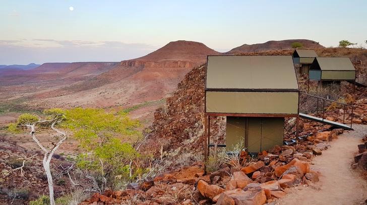 Aussicht im Camp auf dem Damaraland Wandertrail
