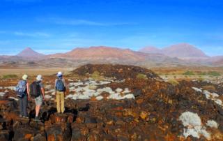 Wanderer im Damaraland