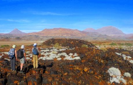 Wanderer im Damaraland