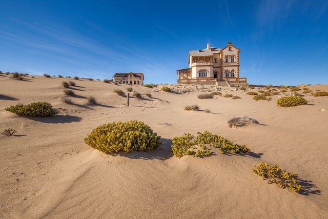 Geisterstadt Kolmannskuppe Gebäude in der Wüste