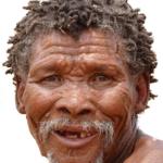 Buschmann in Namibia