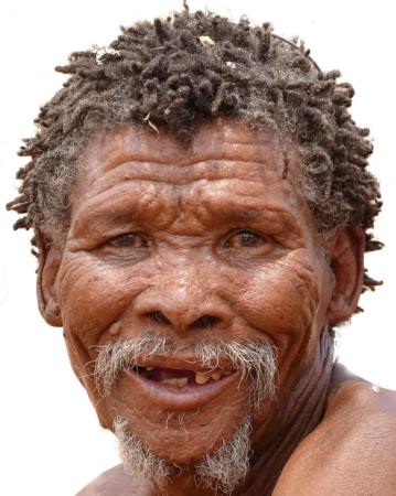 Buschmann in Namibia