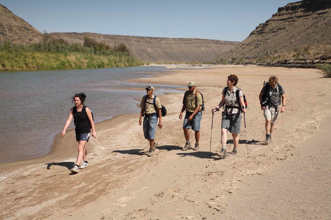 Wanderer am Fish River Canyon