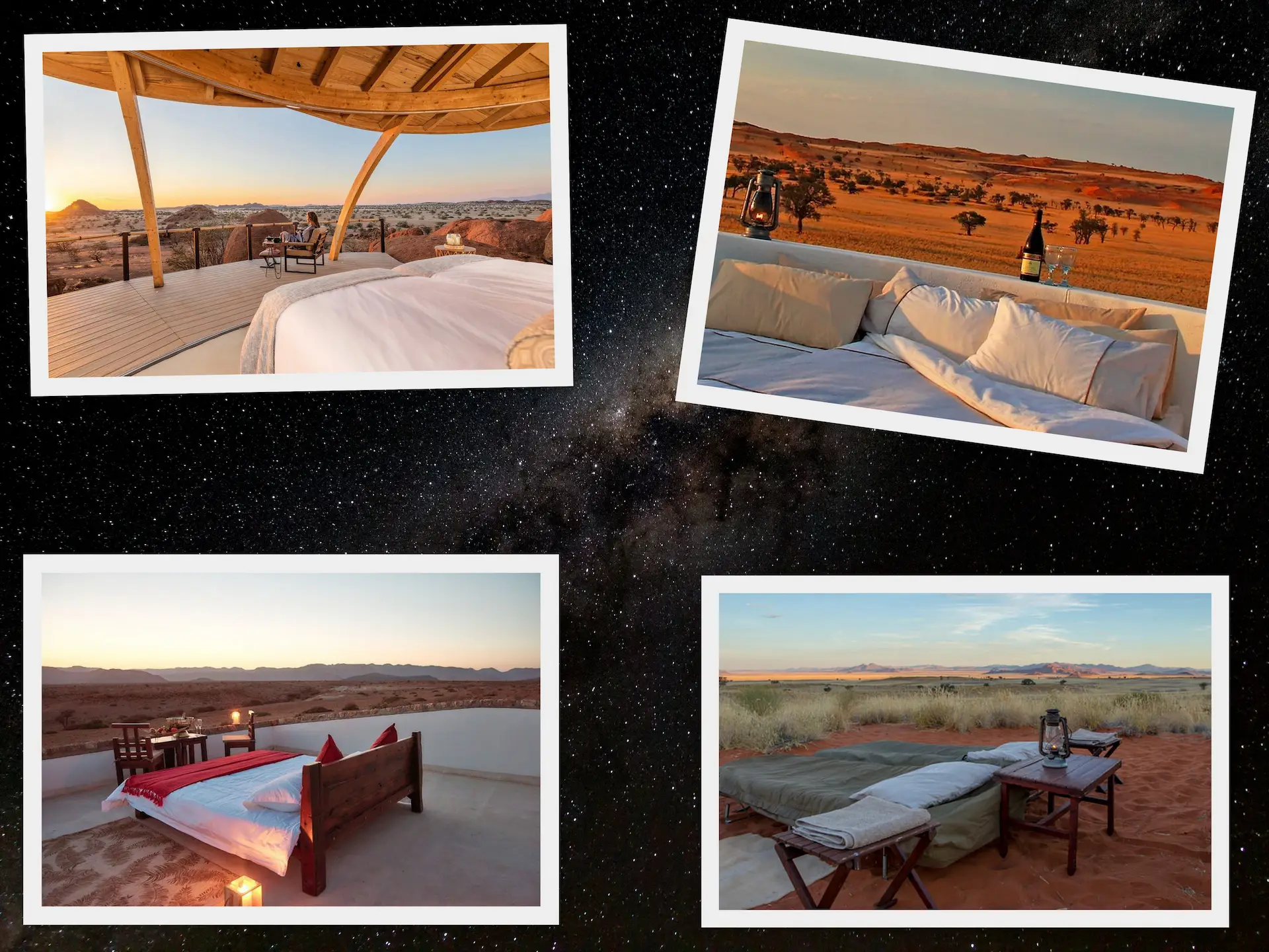 Himmlische Unterkünfte in Namibia