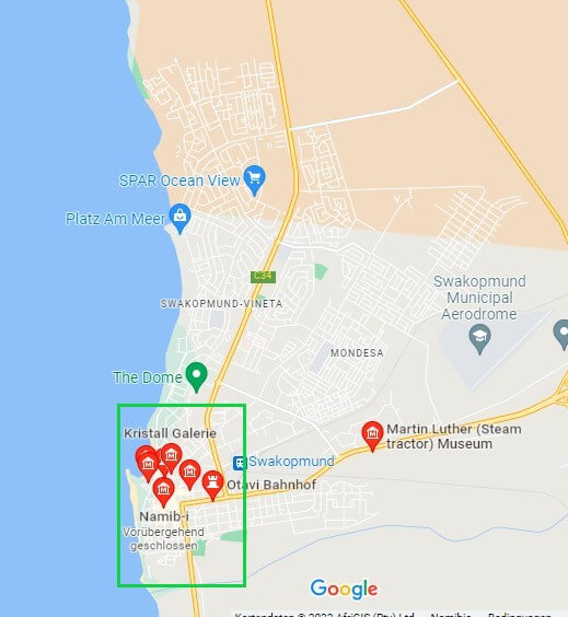 Swakopmund Stadtplan