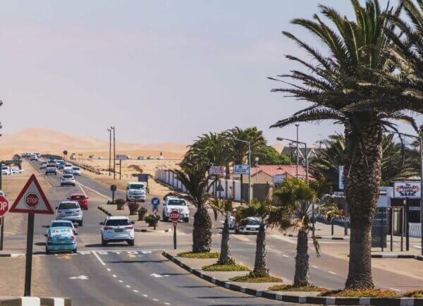 Dünen am Stadteingang von Swakopmund