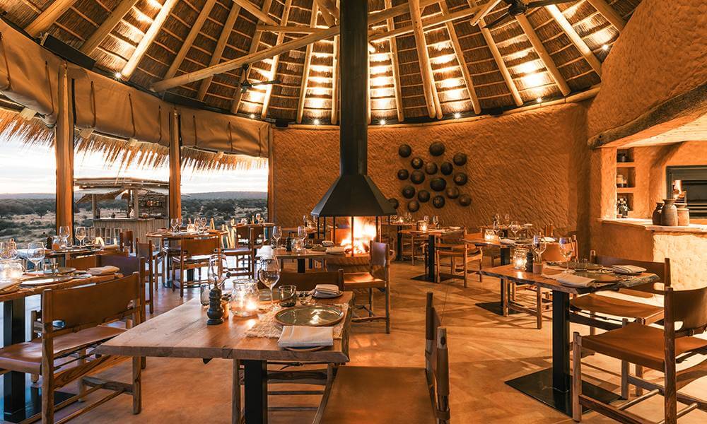 Exklusive Lodge bei Windhoek - Restaurant
