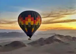 Ballonfahrt über der Namib Wüste 1