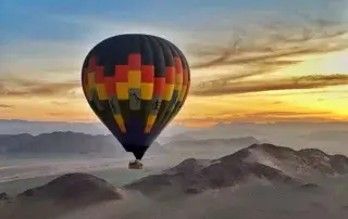 Ballonfahrt über der Namib Wüste 1