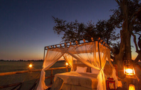 Okavango Moremi Unterkunft Luxus