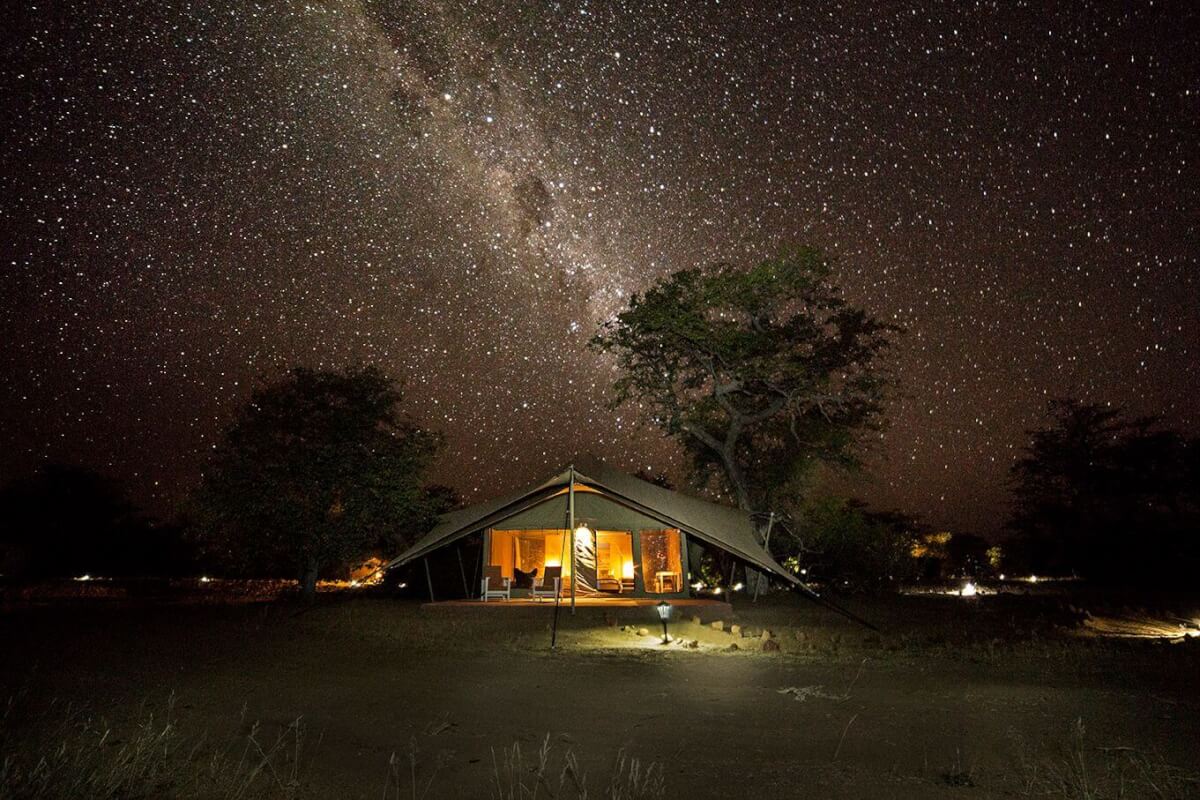 Sternenhimmel Malansrus Tented Camp Sternenhimmel über dem Malansrus Tented Camp