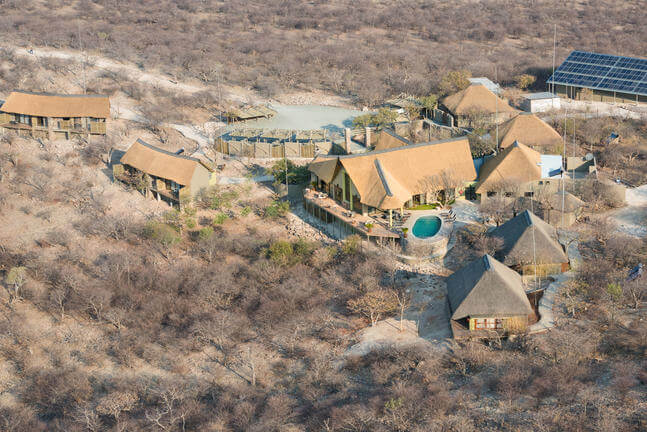 Safarihoek Lodge von oben