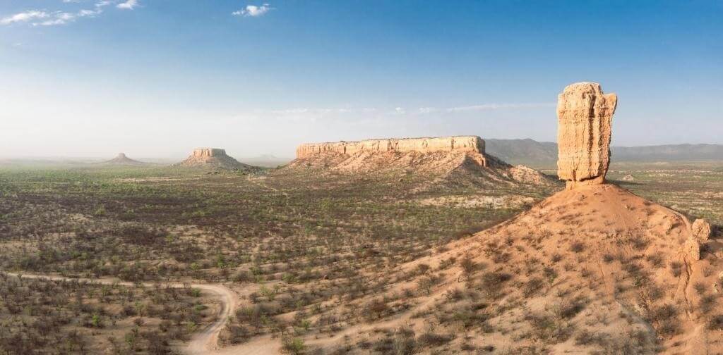 Vingerklip und Namibias Monument Valley