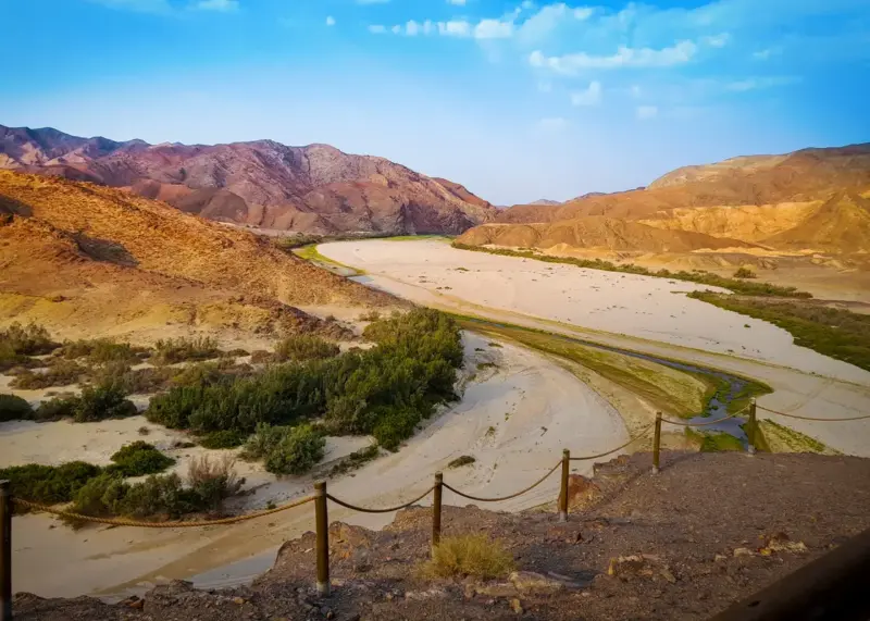 Station auf der Skelettküsten-Flugsafari – Leylandsdrift Station auf der Skelettküsten-Flugsafari - Leylandsdrift